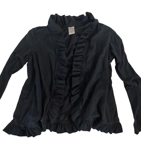 City Threads Girls Ruffle Cardigan - Picture 2 of 6